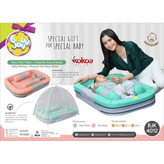 Baby Joy Kasur Bayi Kolam + Kelambu Kojong (bisa dilepas ...