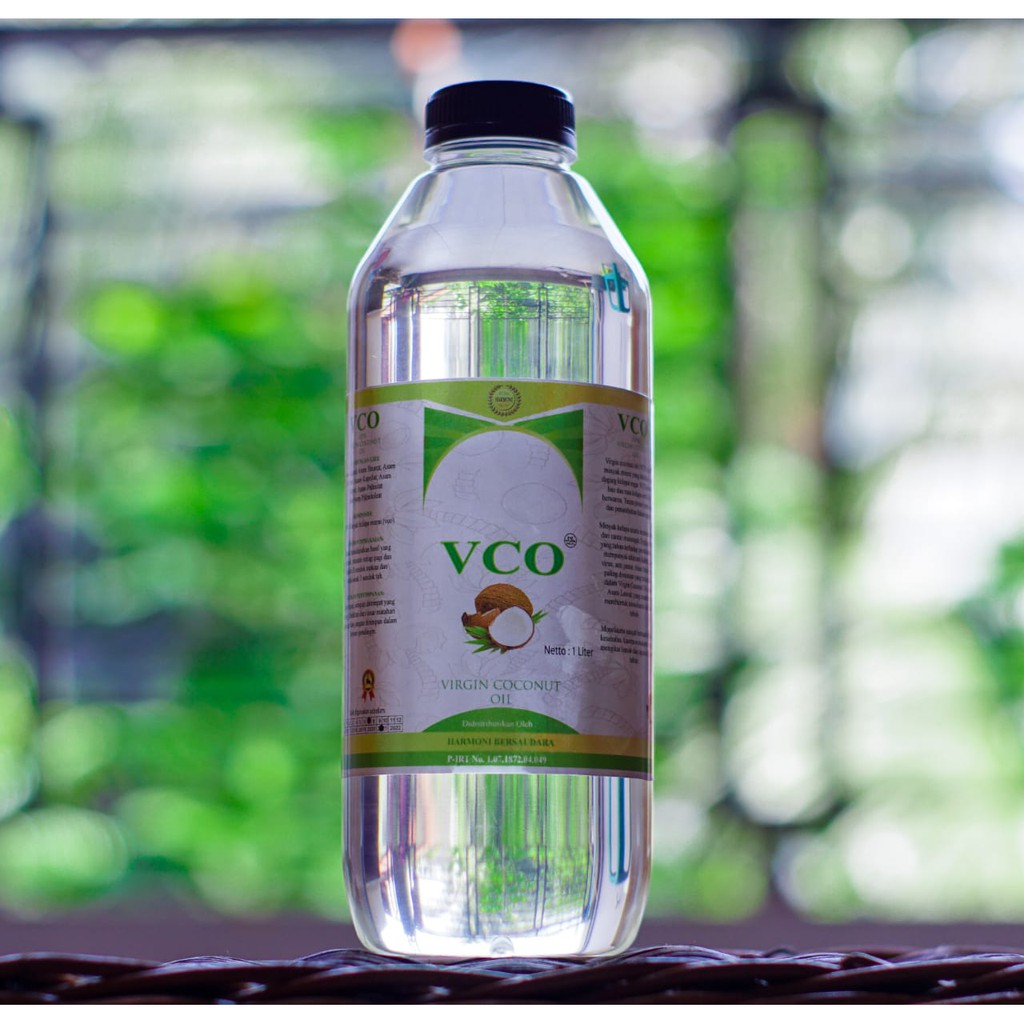 

VCO Virgin Coconut Oil 1 Liter Minyak Kelapa Murni Harmoni Asli Original