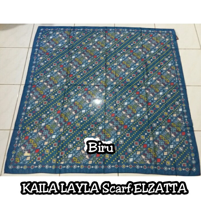 Dijual Hijab Kerudung Segi Empat KAILA LAYLA Scarf ELZATTA Original Diskon