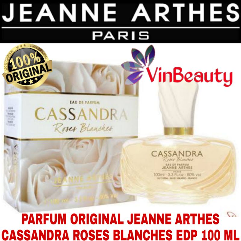 Parfum OriginaL Jeanne Arthes Cassandra Roses Blanches EDP 100 ml For Women Murah