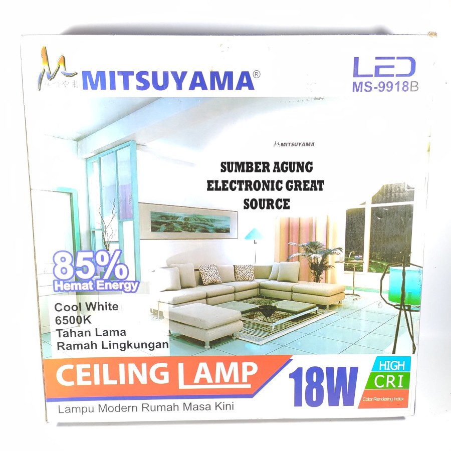 Mitsuyama Ceiling Lamp MS9918B LED Lampu Hias Tempel Plafon Bintang 18