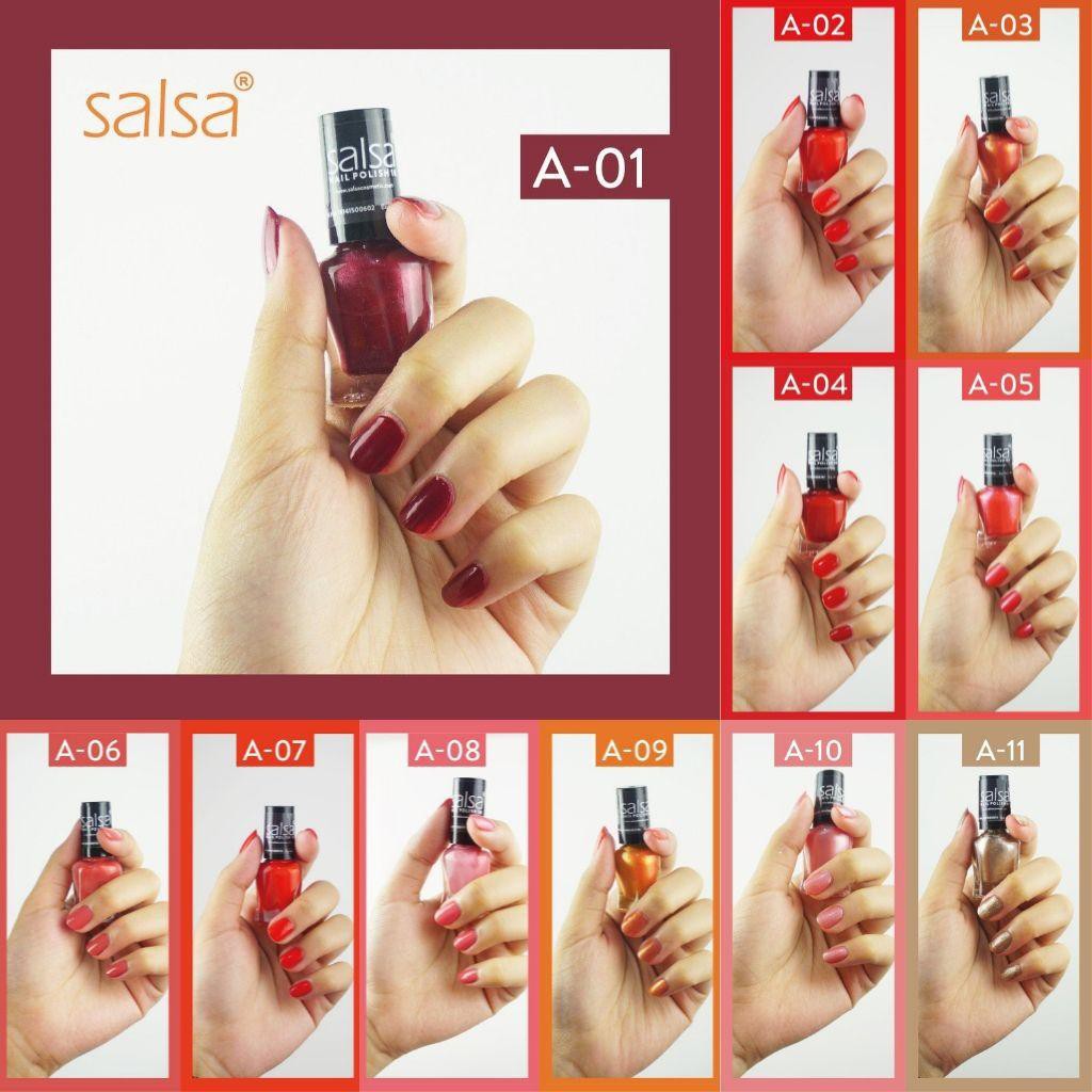 Skinhouseid Salsa Nail Polish Set Nude &amp; Glam Pacar Kutek Pewarna Kuku BPOM Termurah