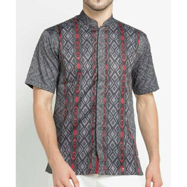 Kemeja koko pria HASSENDA original motif KHA3