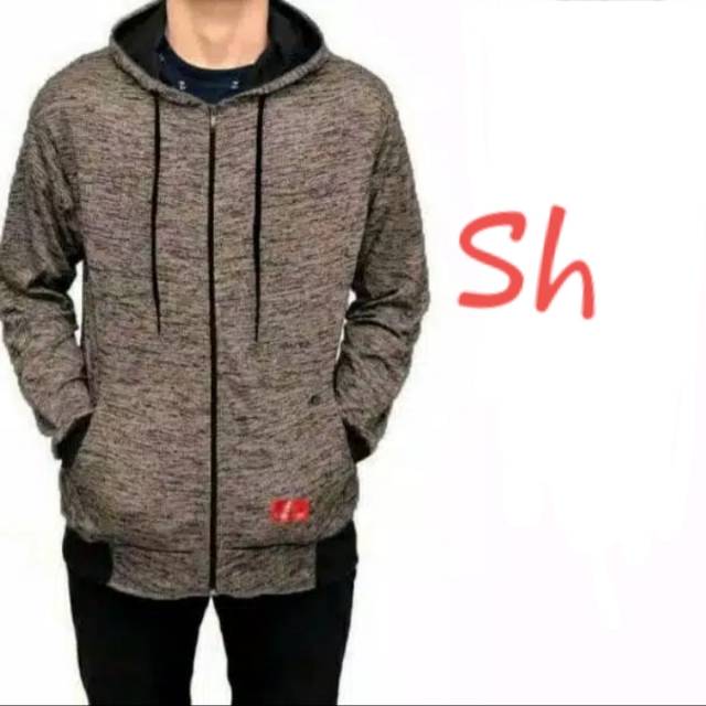 Jaket Tuton Pria Resleting Hoodie / Jaket Sembur Cowok Tuton