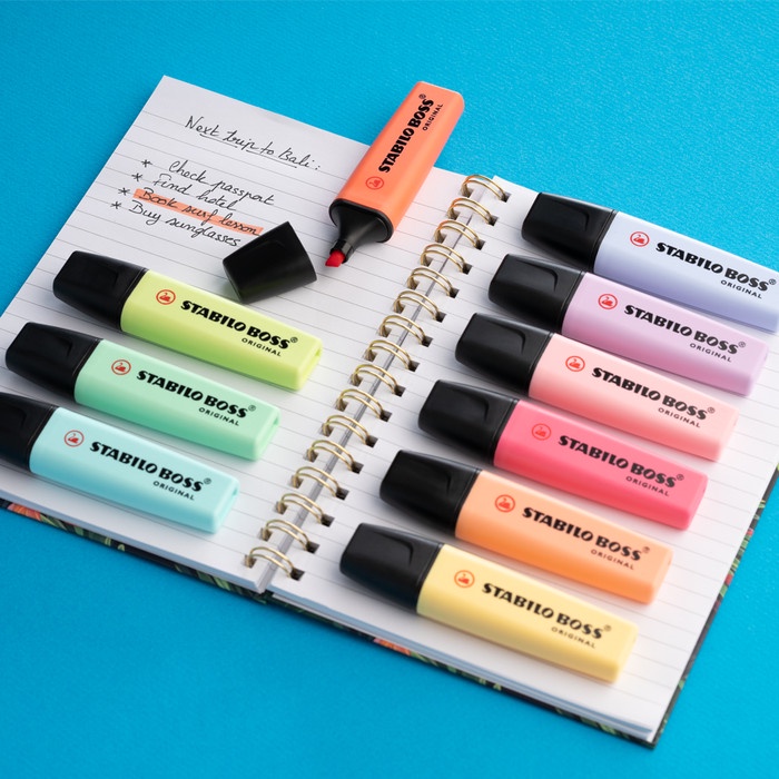 

STABILO SET 10 - BOSS Pastel Edition All / Highlighter Original 10 pcs promo