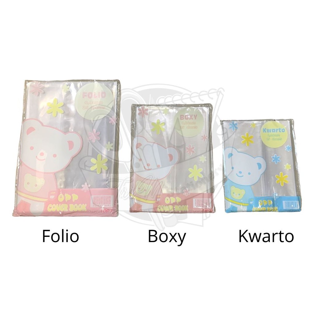 

Super POP 1 Sampul Buku Plastik OPP Folio / Boxy / Kwarto