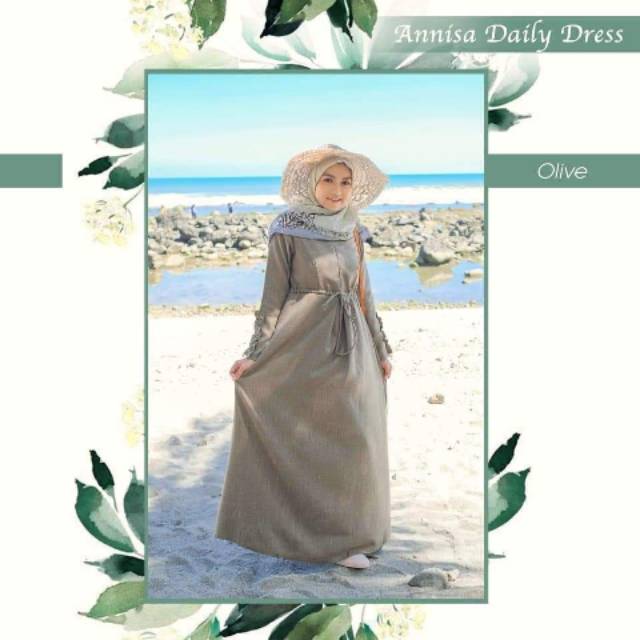 Gamis Annisa Daily Dress Ori Dhiya Official