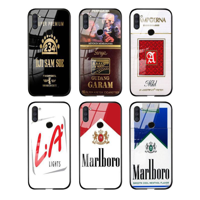 case Back GLASS softcase ROKOK 2D untuk semua tipe semua HP VIVO OPPO SAMSUNG IPHONE REALME XIOMI