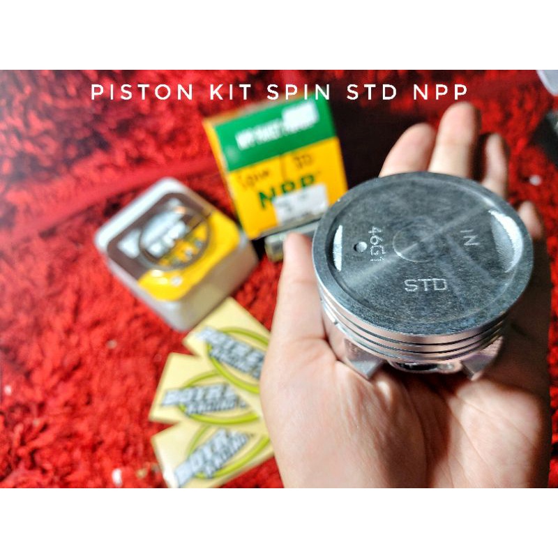 PISTON KIT/SEHER KIT/SEKER KIT SPIN PIN 14 NPP (46G10) OVZ 25|50|75|100 - BOYRENK RACING CONCEPT