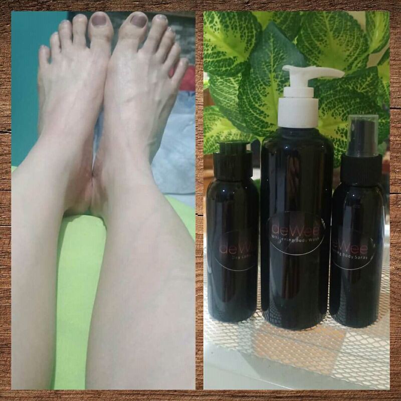 Paket Dewee Handbody Spray Pemutih sudah BPOM