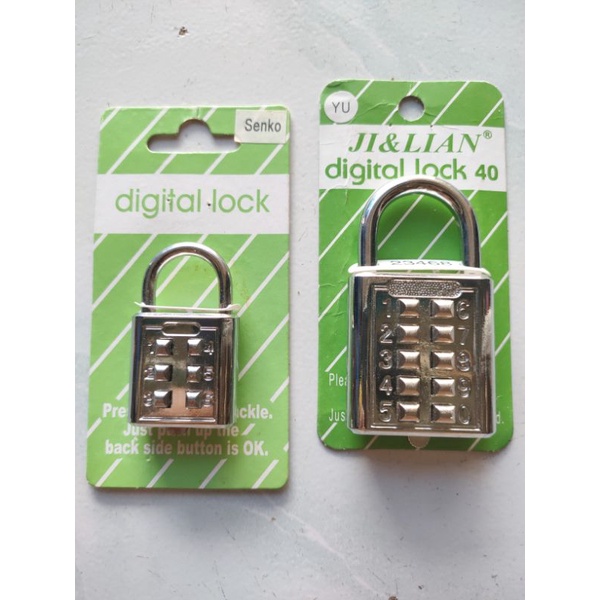 GEMBOK ANGKA / KUNCI GEMBOK PIN