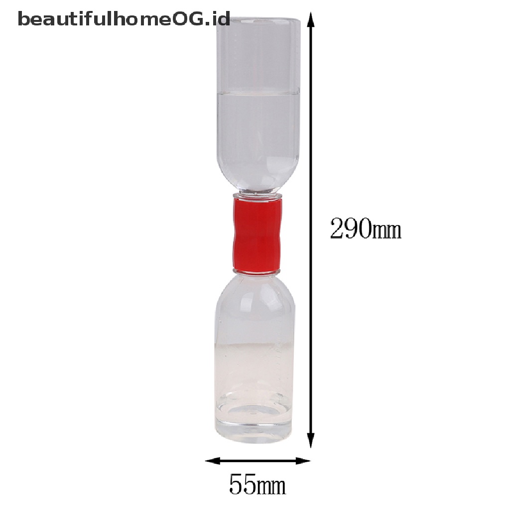 1 Set Botol Vortex Dan Konektor Tabung Tornado Untuk Eksperimen Ilmiah