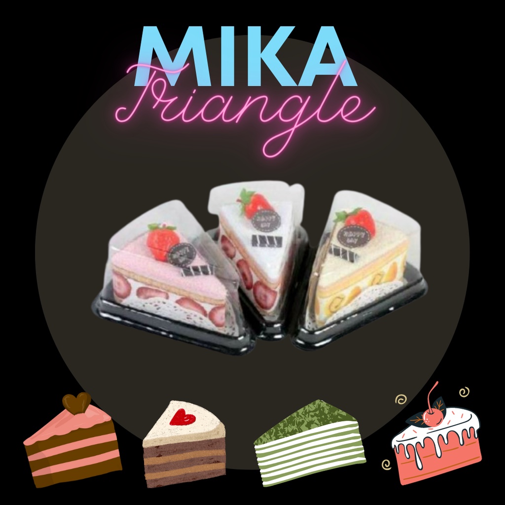MIKA KUE TART SLICE  MIKA SEGITIGA MIKA MILLE CREPES