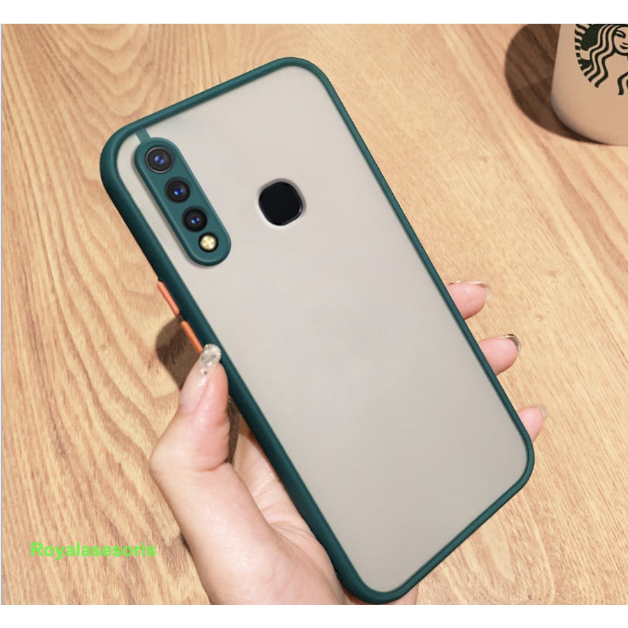 Vivo Y12 Frosted camera case cover