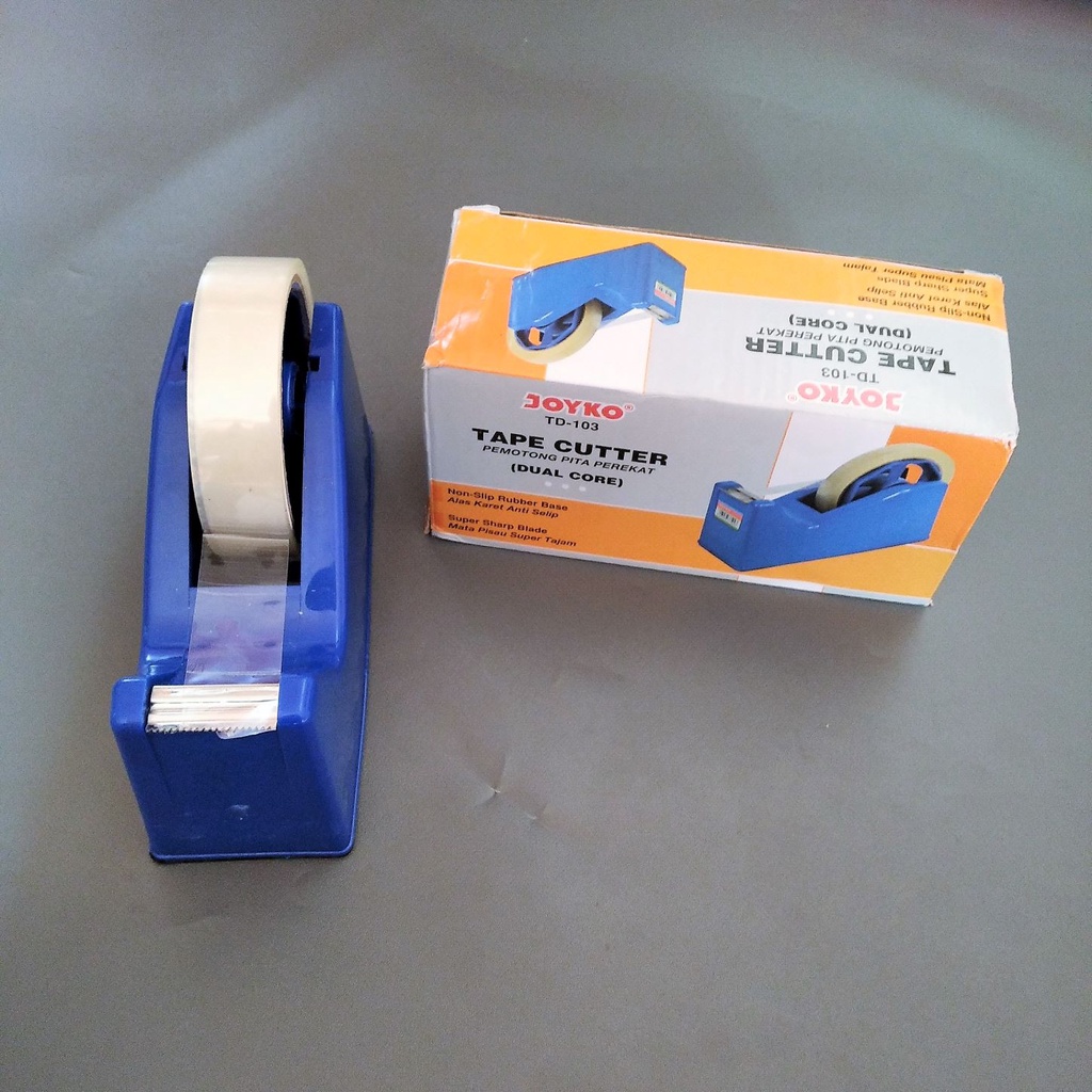

Tape Cutter Sedang / Tape Dispenser / Tempat Solatip Joyco TD-103