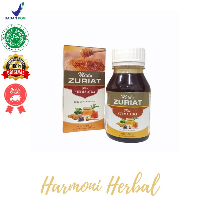 Madu Zuriat Promil Plus Kurma Ajwa Penyubur Kandungan Dan Subur Pria Program Hamil