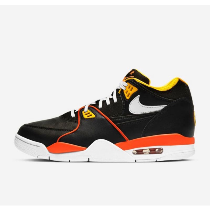 Nike Air Flight 89 - Black/Orange Flash/Amarillo (Roswell Rayguns) - 42
