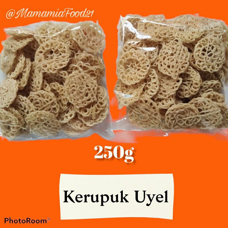 

[250g] Kerupuk Mentah Uyel Khas Kediri | Krecek Kerupuk Uyel Rasa Bawang