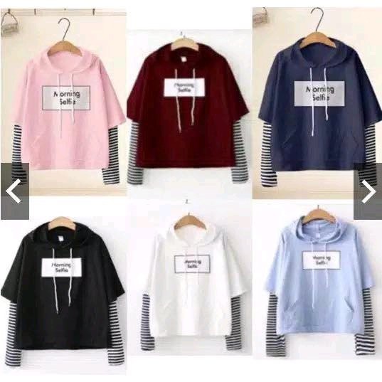 PROMO Sweater Hoodie Wanita Jaket Sweater Hoodie