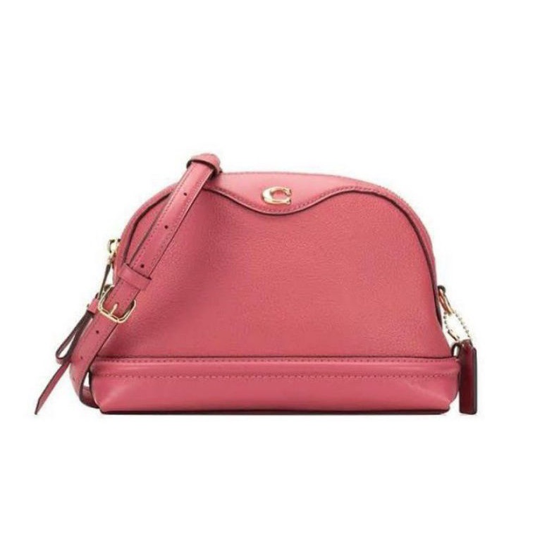 Coach Leather Ivie Crossbody Strawberry