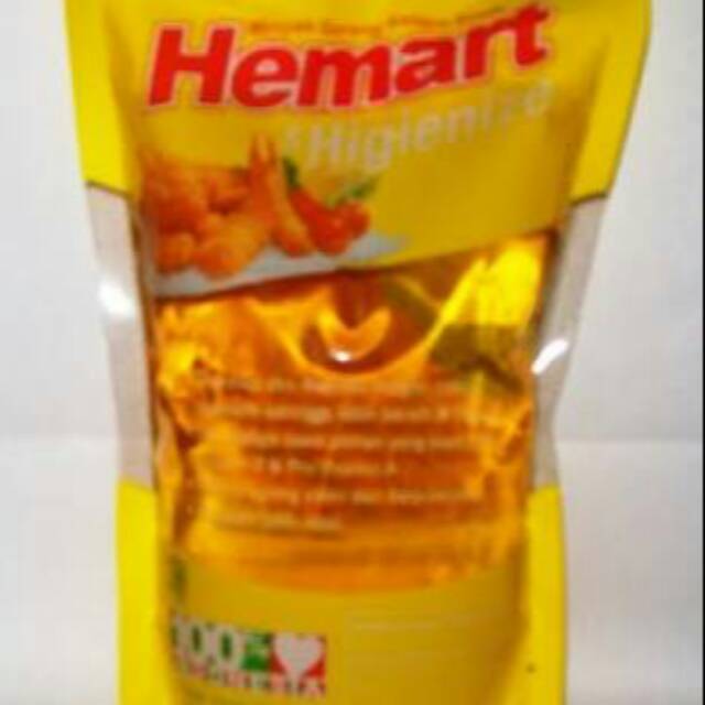 Minyak goreng hemart  ref1lt/botol 950ml