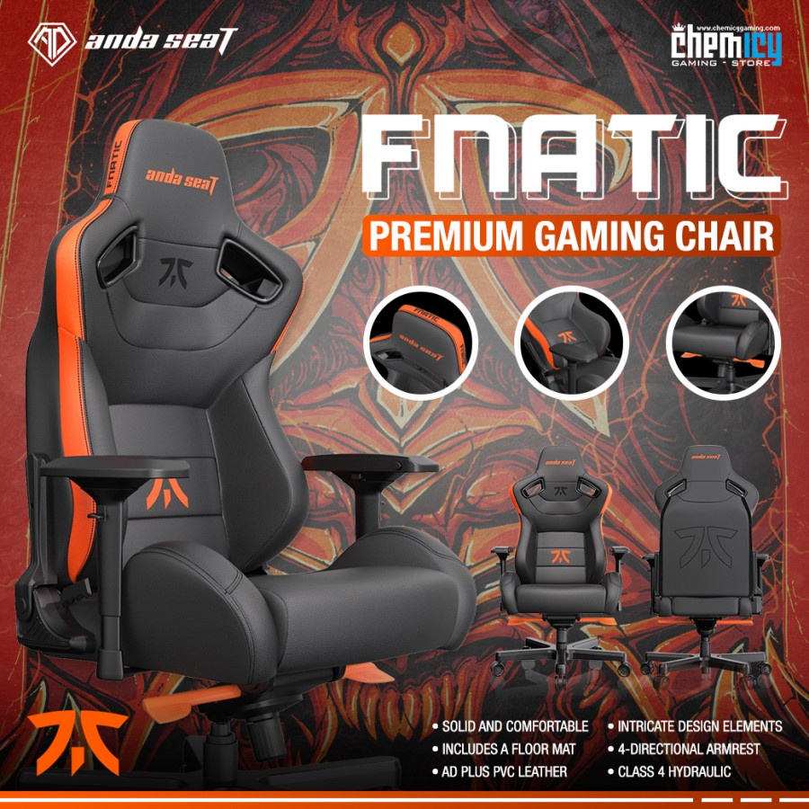 AndaSeat Fnatic Edition Gaming Chair / Kursi Gaming