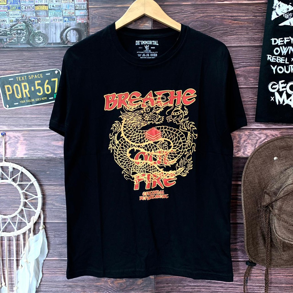 kaos distrp pria dragon fire allsize ld98cm cotton30s