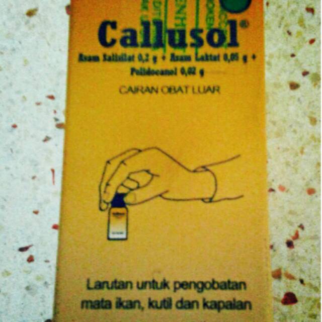 CALLUSOL -- obat penghilang kutil, kapalan