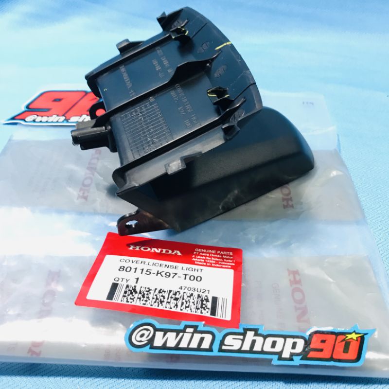 cover dudukan lampu plat spakbor belakang PCX 150 K97 cover lampu plat pcx