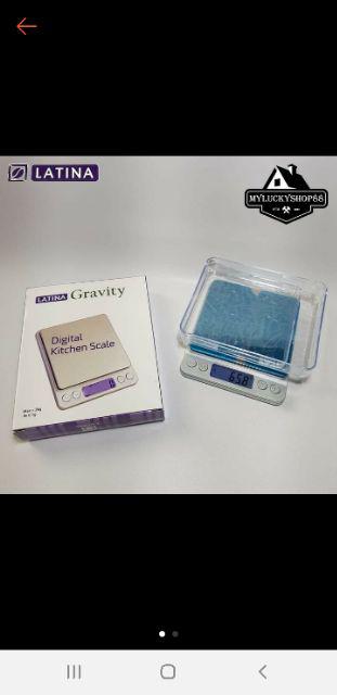 Latina Gravity Coffee Scale 2kg Akurasi 0.1g - Timbangan Kopi 2 Kg 0.1