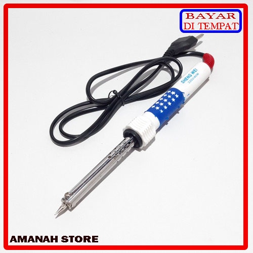 Alat Solder Listrik 40W  Shengwei Soldering Iron 40 Watt Alat Patri