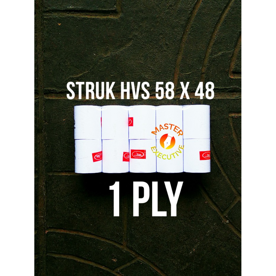 

Fox 1 ply 58 x 48 Kertas HVS Roll / Telstruk Calculator untuk Print Kalkulator Casio