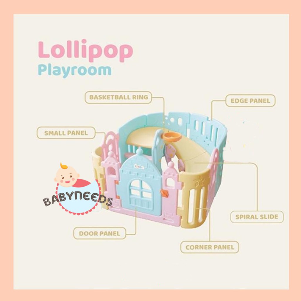 PROMO IBebe Lolipop Playfence Playroom