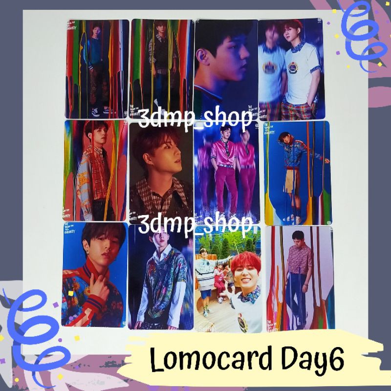 [25 Lembar] Photocard Lomocard photo Lomo card Day6 Day 6 Gravity Entropy Negantropy