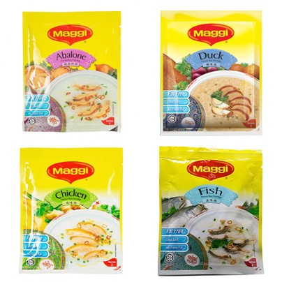 

Maggi Rice Chicken, Fish, Abalone, Duck Porridge 63g