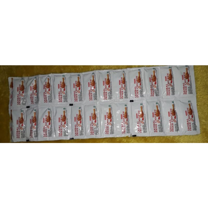 saos sambal fried chicken sachet isi 24pcs