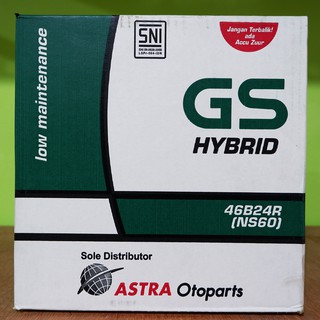 Aki Mobil Toyota Avanza GS Astra NS60 Aki Basah 12V 45 Aki Mobil Toyota Avanza GS Astra NS60 Aki Basah 12V 45