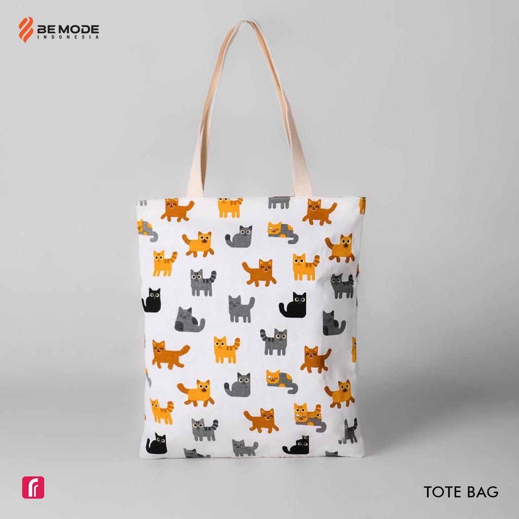 Totebag Lucu Art Printing Tote Bag Motif Corak Tote Bag Canvas Wanita Cewek Motif Print Kaktus Pohon London Lucu Polo Felix Authentic Tren 2021 Kekinian Full Kanvas Lembut Murah - Polo Felix