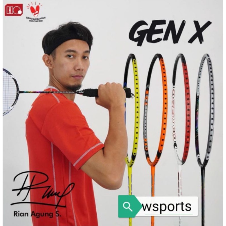 Raket Badminton HiQua HQ Gen X Gen-X Original