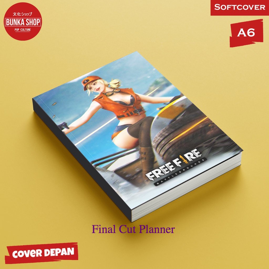 

Pocket Note Free Fire Character Misha Softcover A6 Buku Tulis Catatan Notes Agenda Planner Jurnal