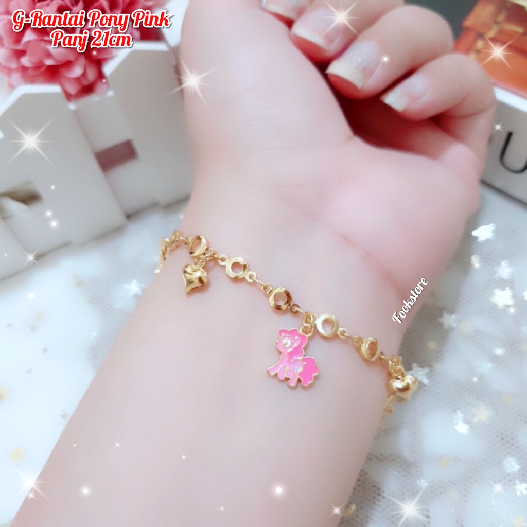 COD GELANG RANTAI KITTY XUPING GOLD bisa buat anak dan dewasa