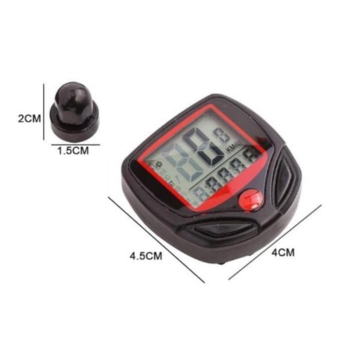 BICYCLE SPEEDO ODO METER 15 IN 1 WATERPROOF ALAT PENGUKUR JARAK SEPEDA