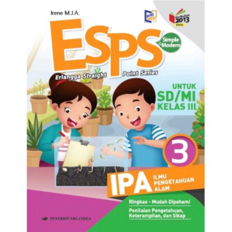 Erlangga - ESPS IPA Untuk Kelas 1,2,3,4,5,6 SD/MI Kurikulum 2013 Revisi-Kelas 3
