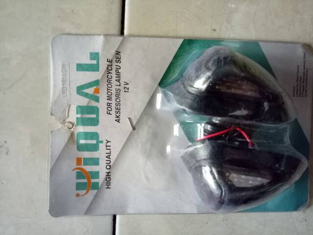 Sen Tempel Lampu Sen Led Segitiga Universal R15,Cbr150r,Gsx,Ninja,R25 &amp; Motor Lain Nya