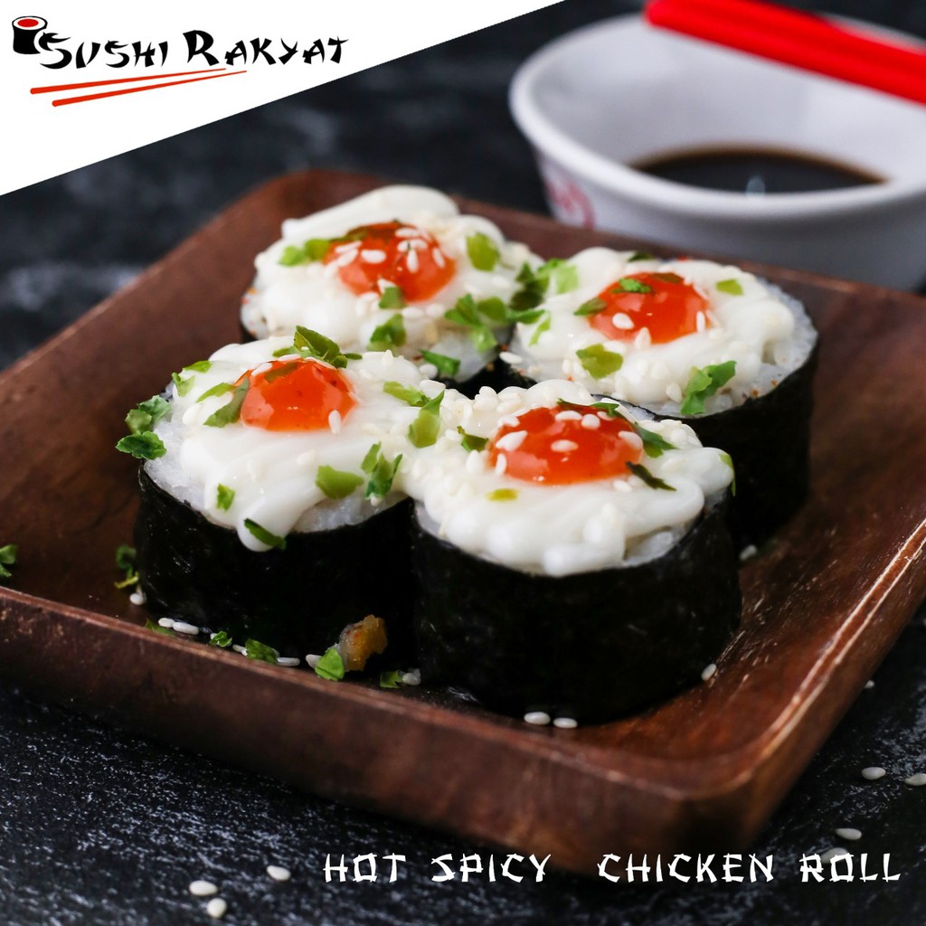 

SushiRakyat Chicken Hot Roll Isi 4pcs/8pcs