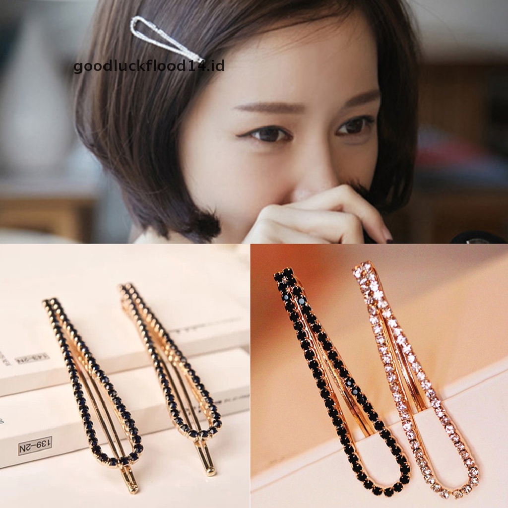 [OOID] New Crystal Women Flower Rhinestone Hair Pin Clips Barrette Comb Hairpin Bridal ID