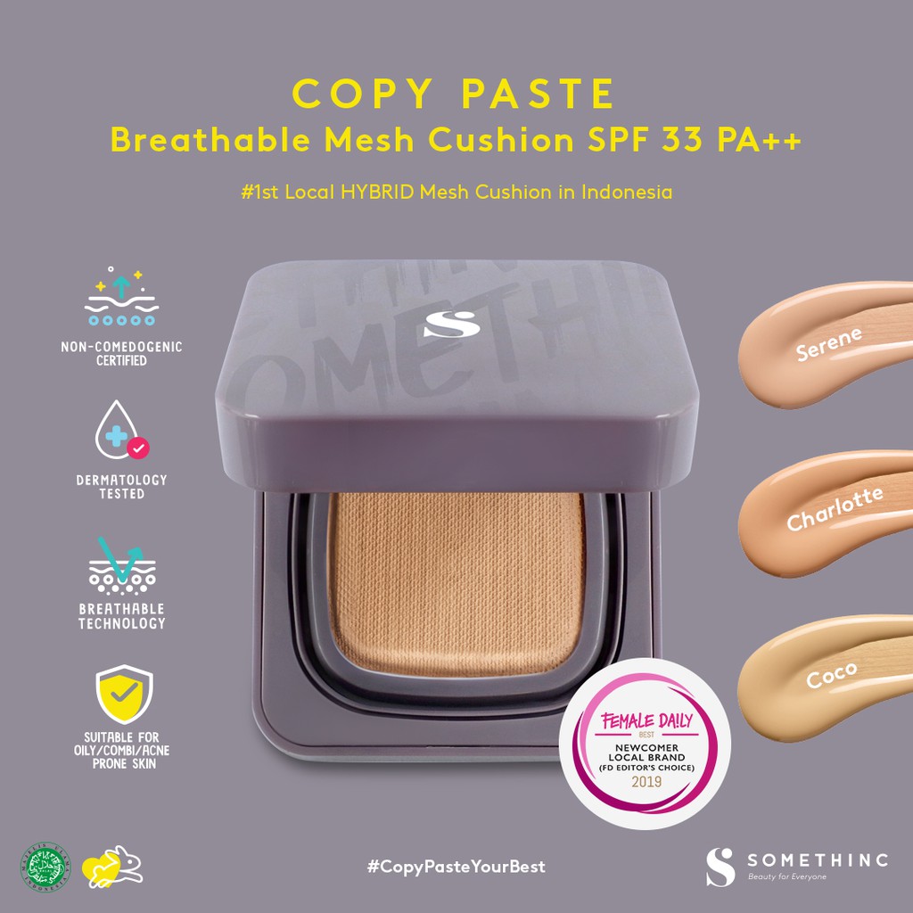 SOMETHINC Copy Paste Breathable Mesh Cushion SPF 33 PA++