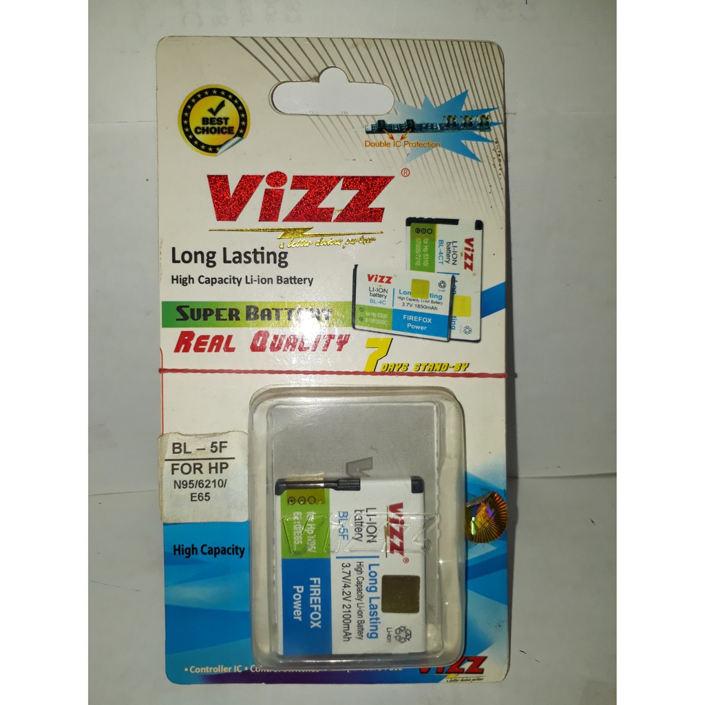 BATRAI HANDPHONE NOKIA BL 5F DOUBLE POWER VIZZ