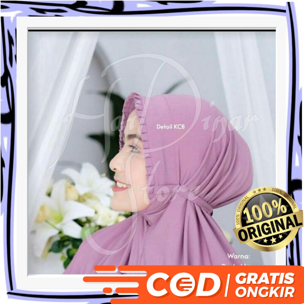 [Baru] Hijab Khimar Amanda Lipit Ready kodeBPR