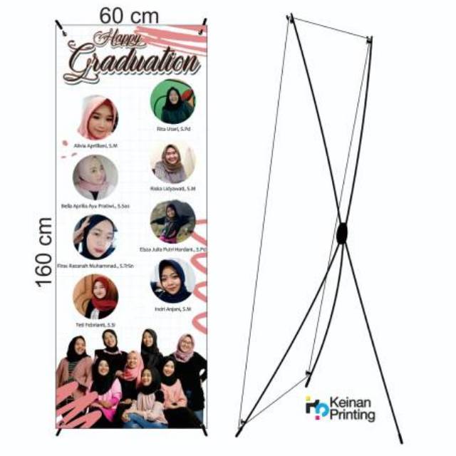 Xbanner wisuda MURAH GRATIS DESIGN DAN SUDAH TERMASUK
